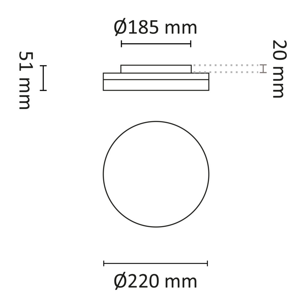 Switch Saver Sensor 1050lm 220mm Hvit #8