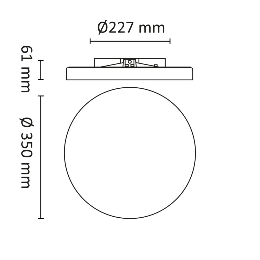 Bris 350 PIR Sensor 2300lm 2700/3000/4000K Hvit #3