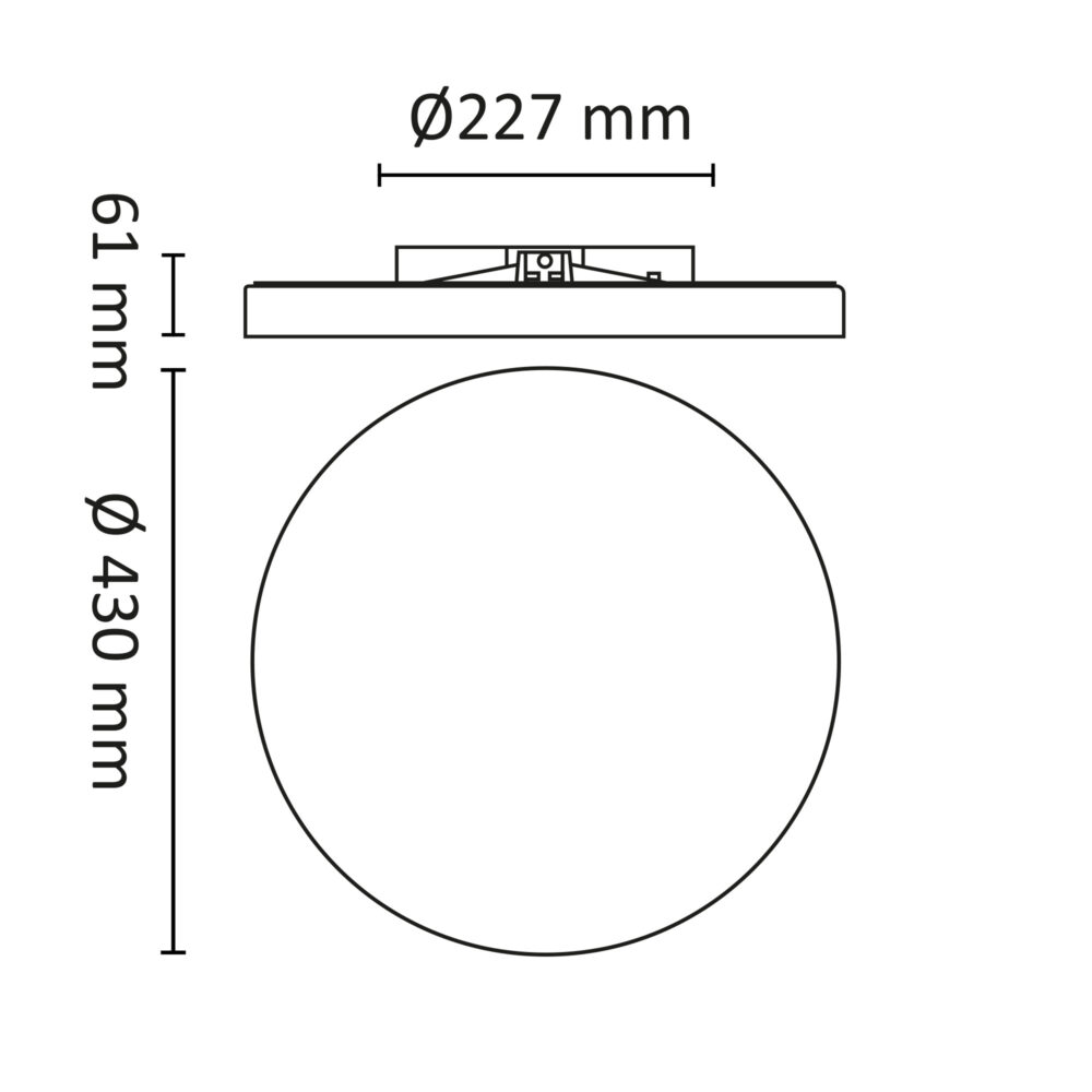 Bris 430 WL Sensor 4000lm 2700/3000/4000K Hvit #3